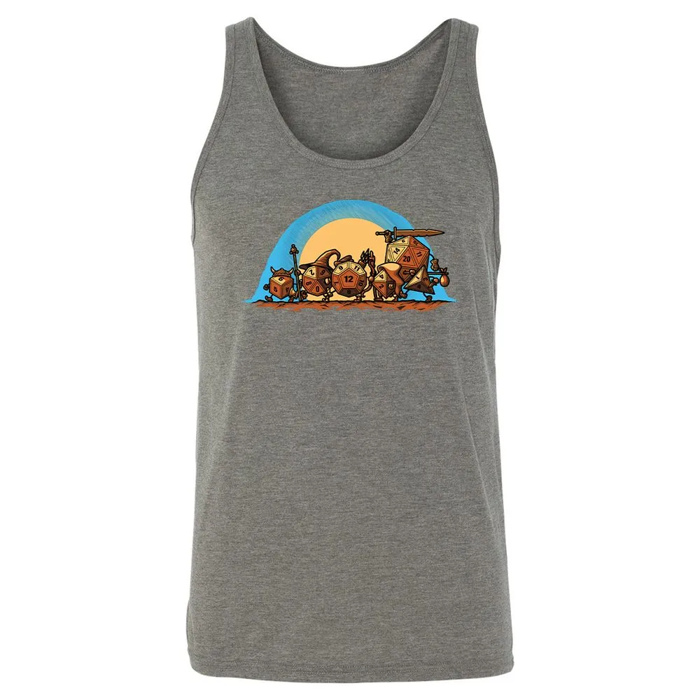 Unisex Jersey Tank - L3MQHADH - Grey Triblend - 8