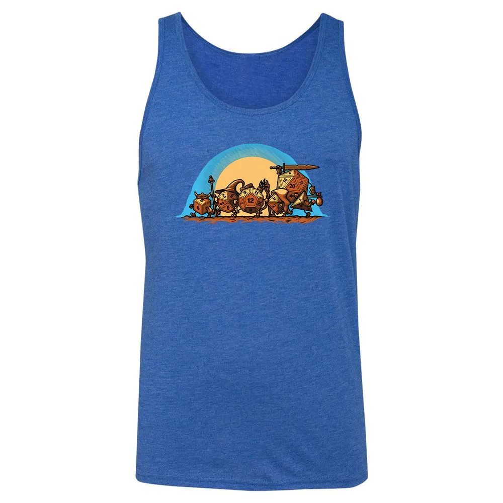 Unisex Jersey Tank - L3MQHADH - True Royal Triblend - 12