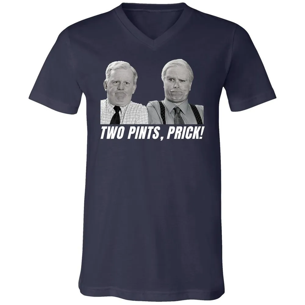 Unisex V-Neck T-Shirt - W95P8VY1 - Navy - 2