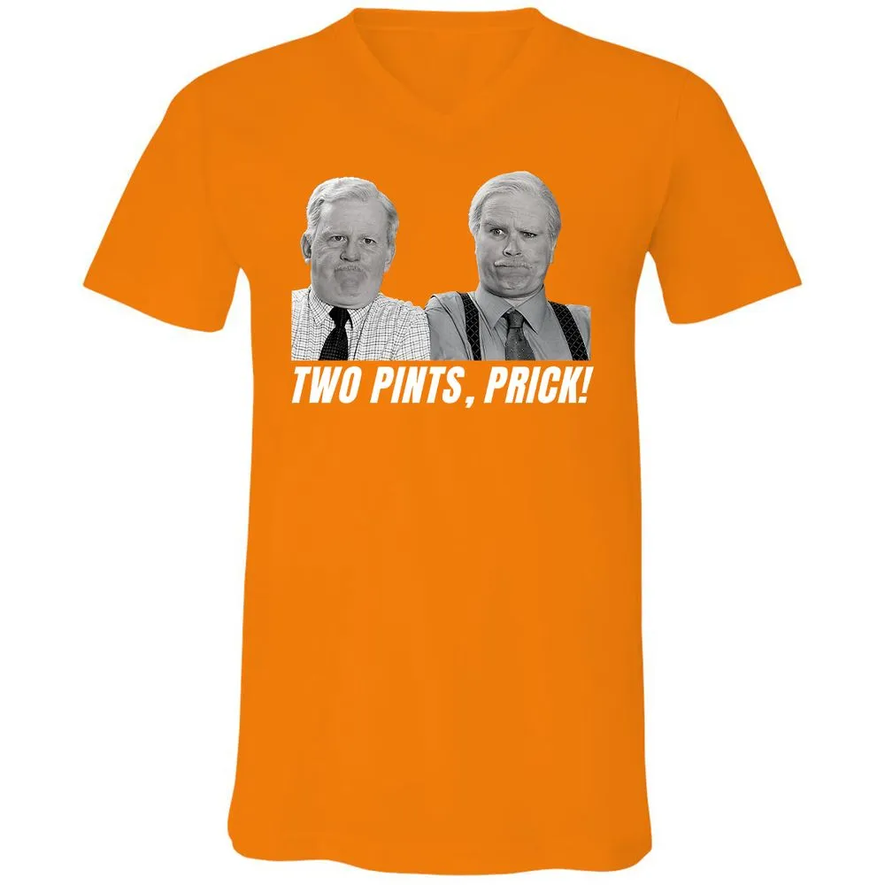 Unisex V-Neck T-Shirt - W95P8VY1 - Orange - 11