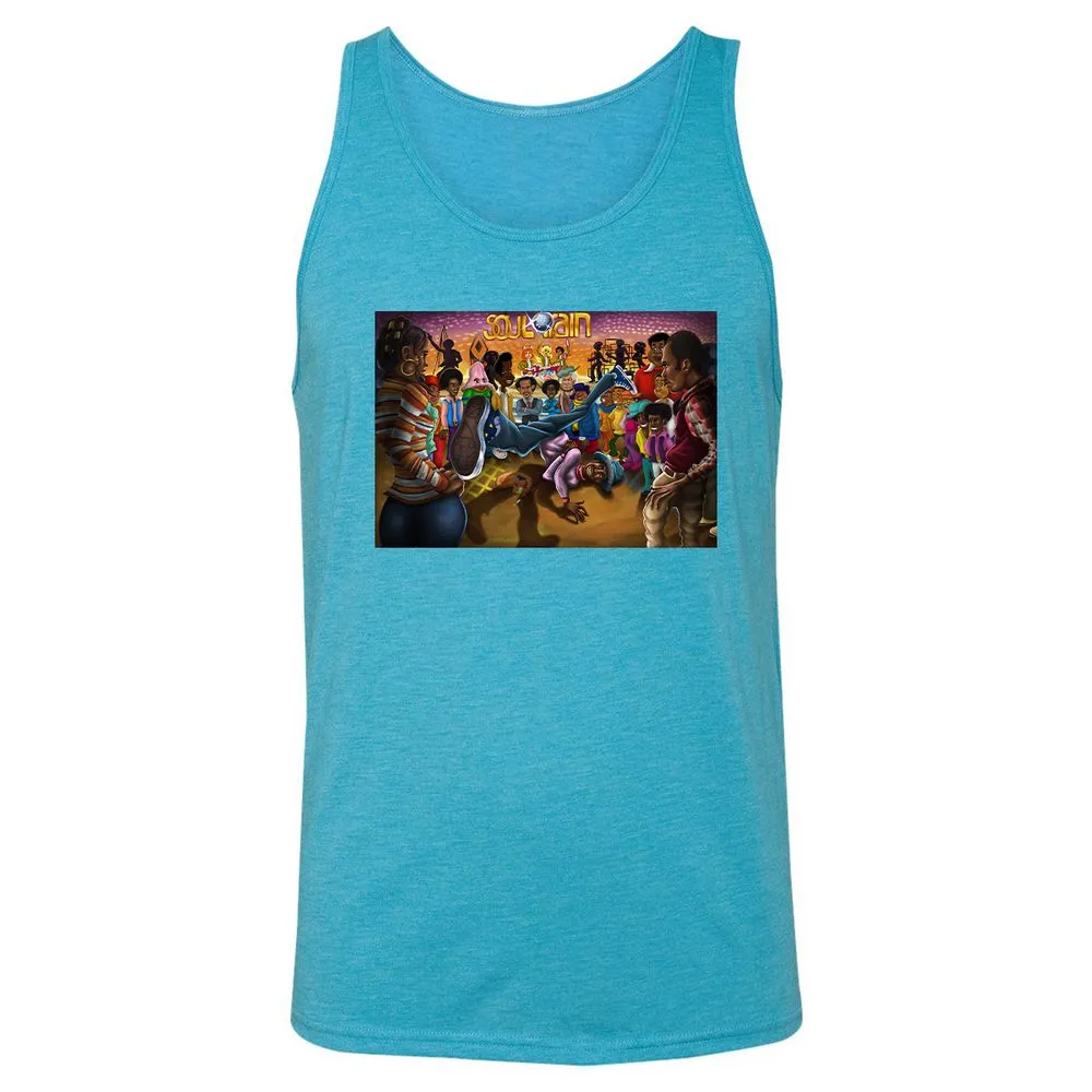 Unisex Jersey Tank - UTC9JBL3 - Aqua Triblend - 3