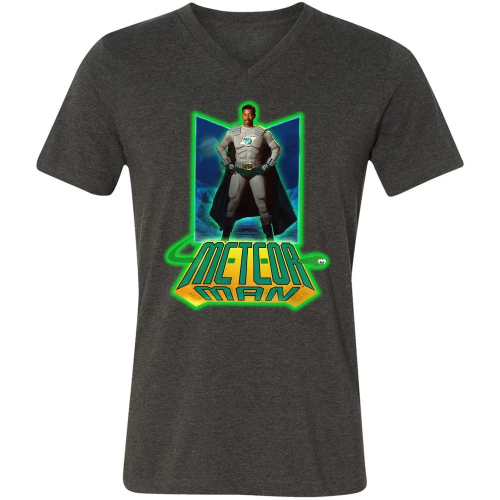 Unisex V-Neck T-Shirt - DAX2VMSX - Dark Grey Heather - 8