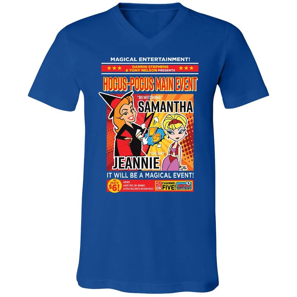 Unisex V-Neck T-Shirt - E4R83FUA - True Royal - 4