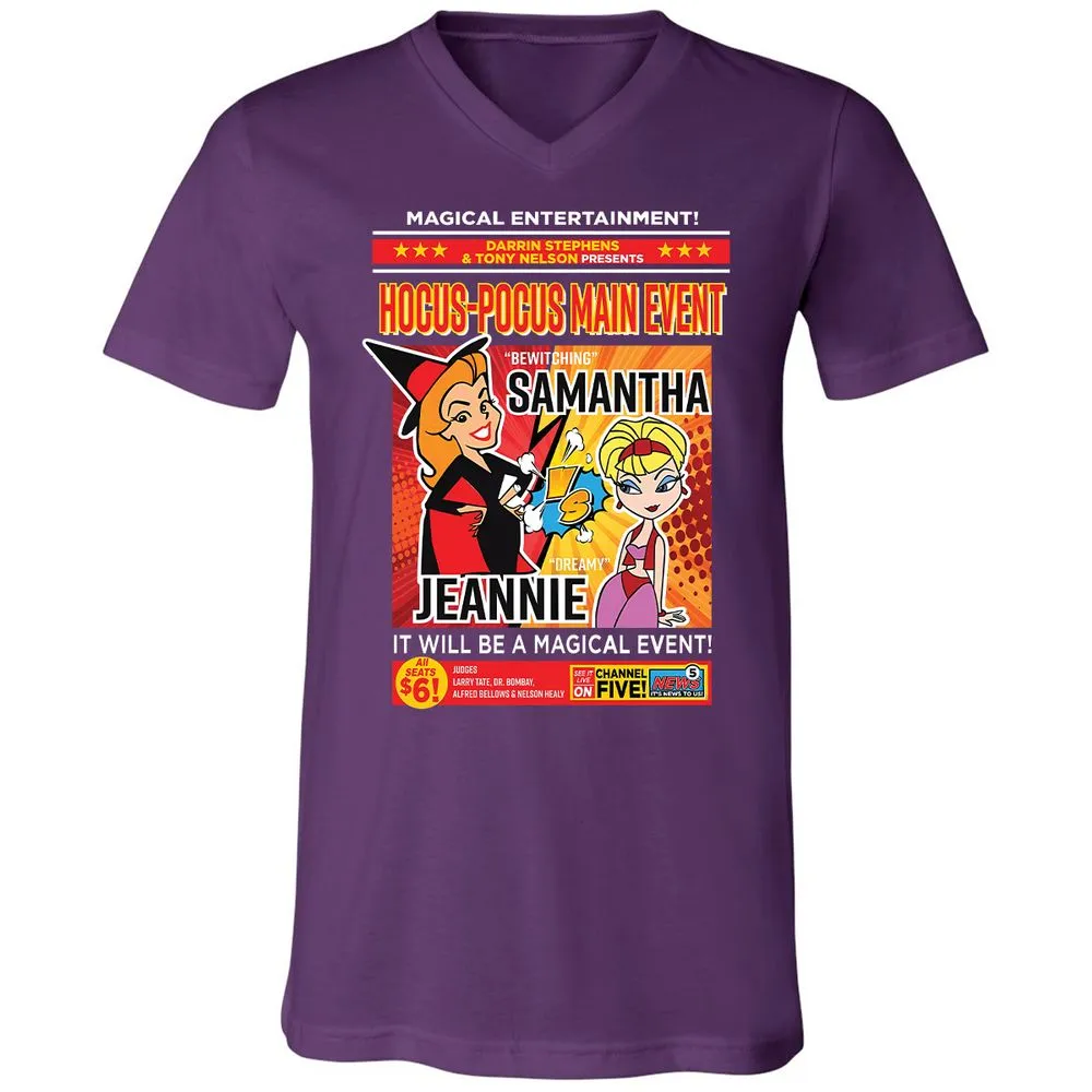 Unisex V-Neck T-Shirt - E4R83FUA - Team Purple - 9