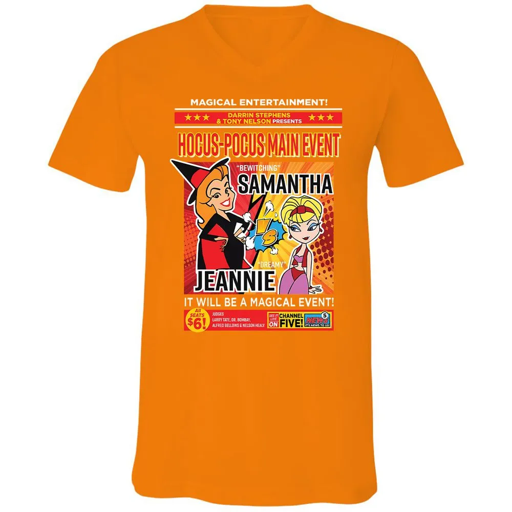 Unisex V-Neck T-Shirt - E4R83FUA - Orange - 11