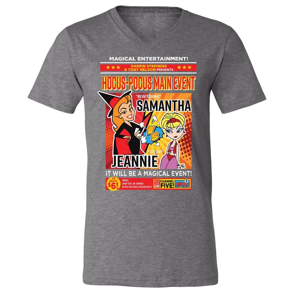 Unisex V-Neck T-Shirt - E4R83FUA - Deep Heather - 13