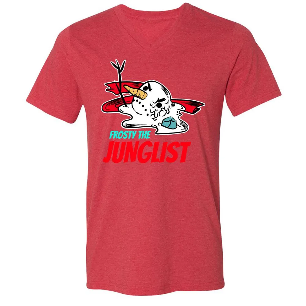 Frosty the Junglist - Heather Red - 16
