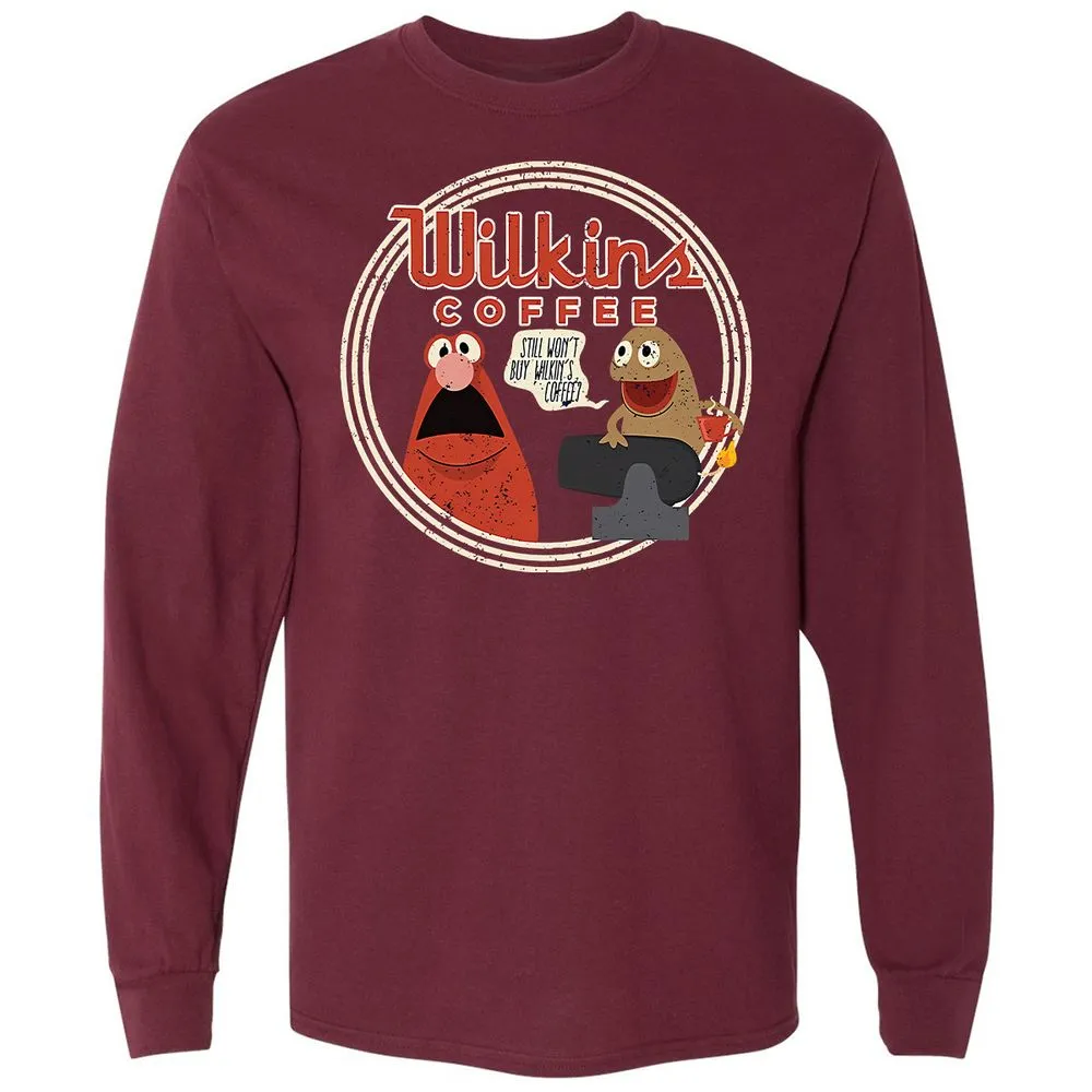 Long Sleeve T-Shirt - H178PCZX - Maroon - 11
