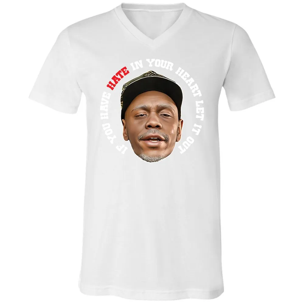 Unisex V-Neck T-Shirt - ZHDQHDM7 - White - 5
