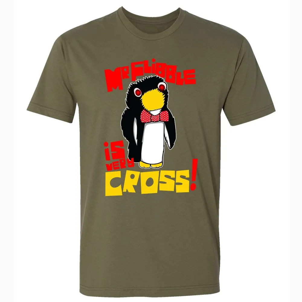 Mr Flibble is very Cross - Military Green - 5