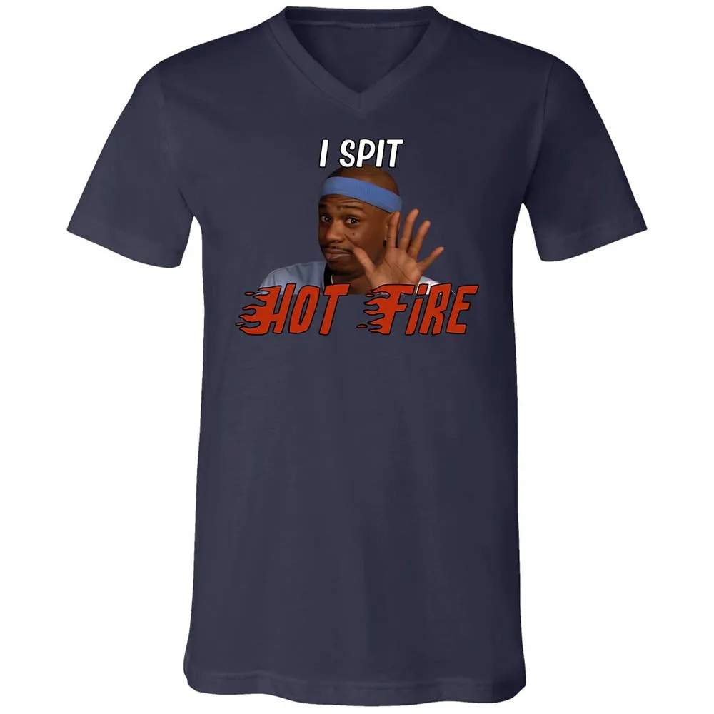 Unisex V-Neck T-Shirt - VY42XSB9 - Navy - 2