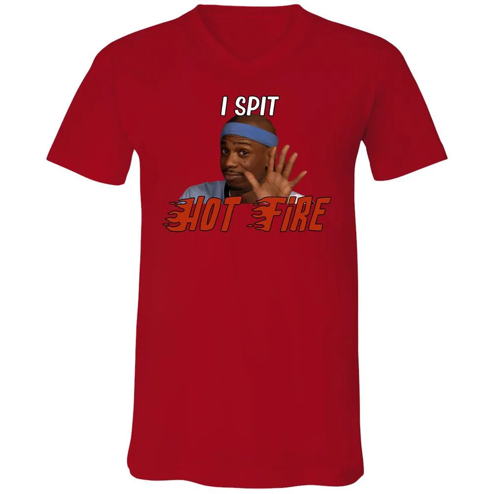 Unisex V-Neck T-Shirt - VY42XSB9 - Red - 3