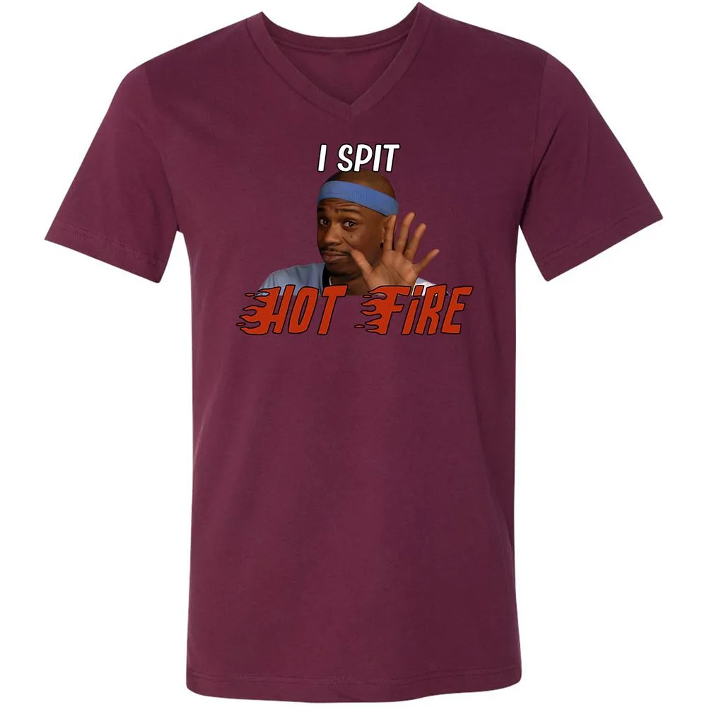Unisex V-Neck T-Shirt - VY42XSB9 - Maroon - 6
