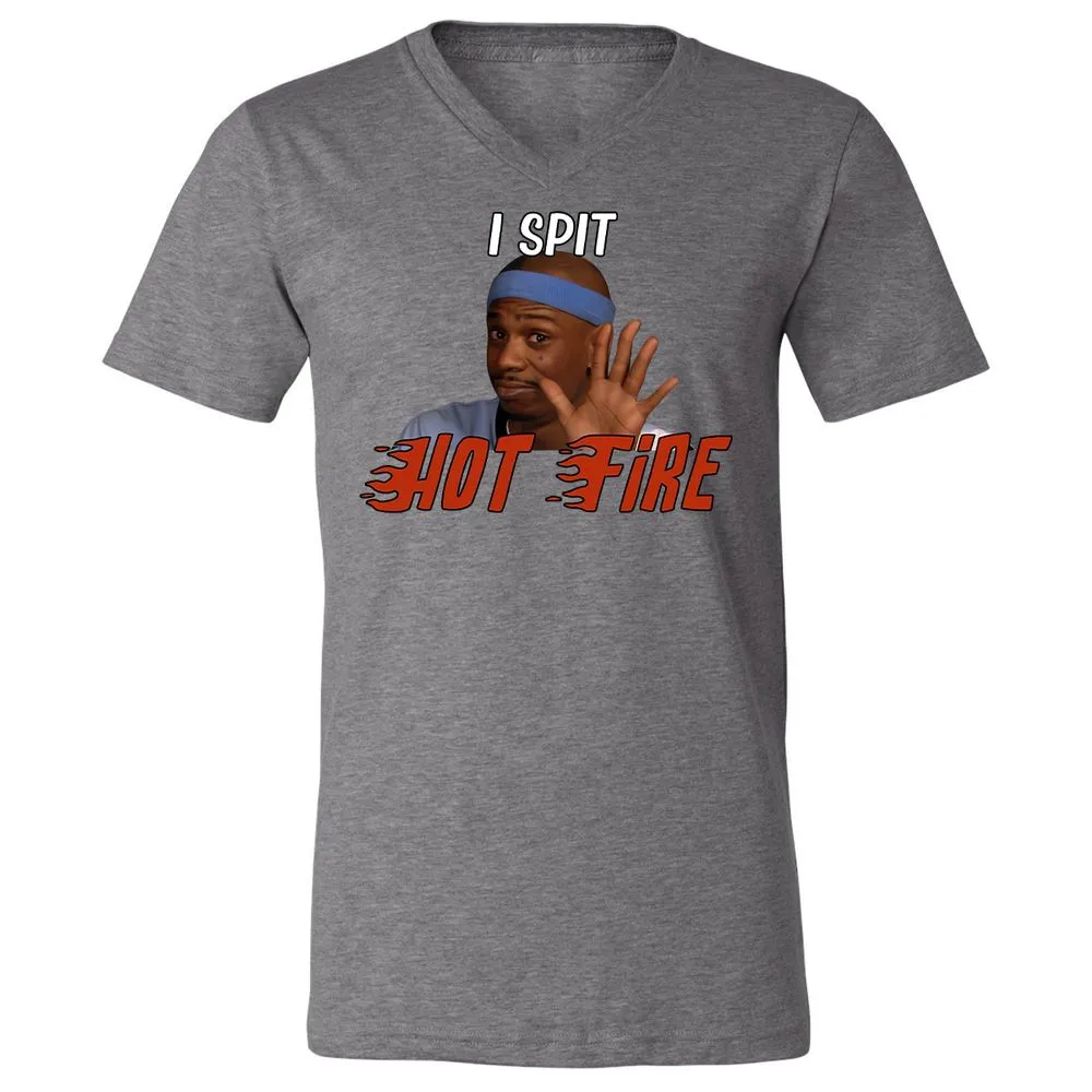 Unisex V-Neck T-Shirt - VY42XSB9 - Deep Heather - 13