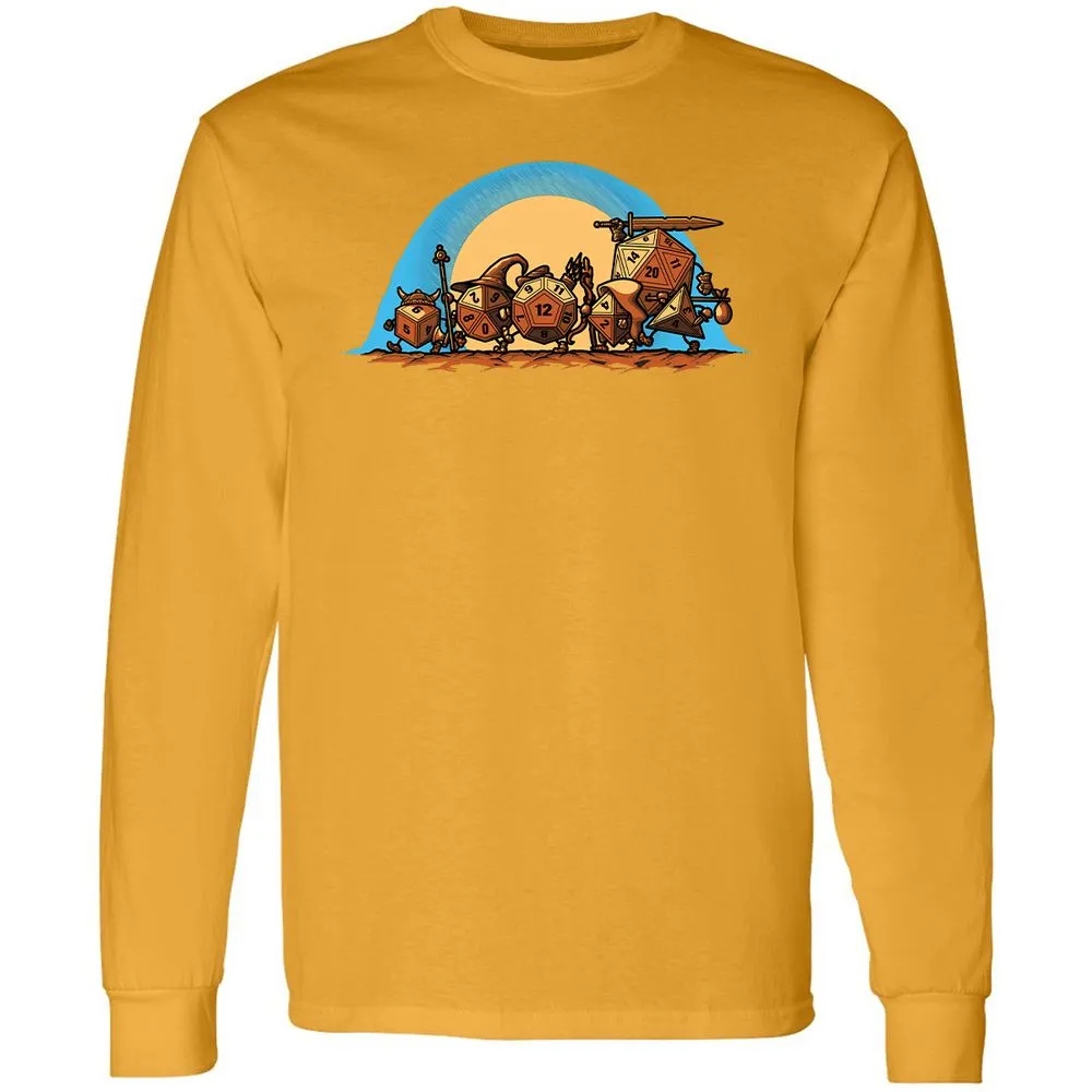 Long Sleeve T-Shirt - GKXTMGN8 - Gold - 9