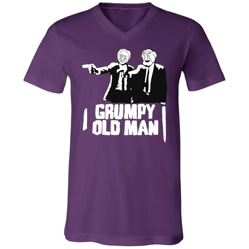 Unisex V-Neck T-Shirt - JQ1H69BQ - Team Purple - 9