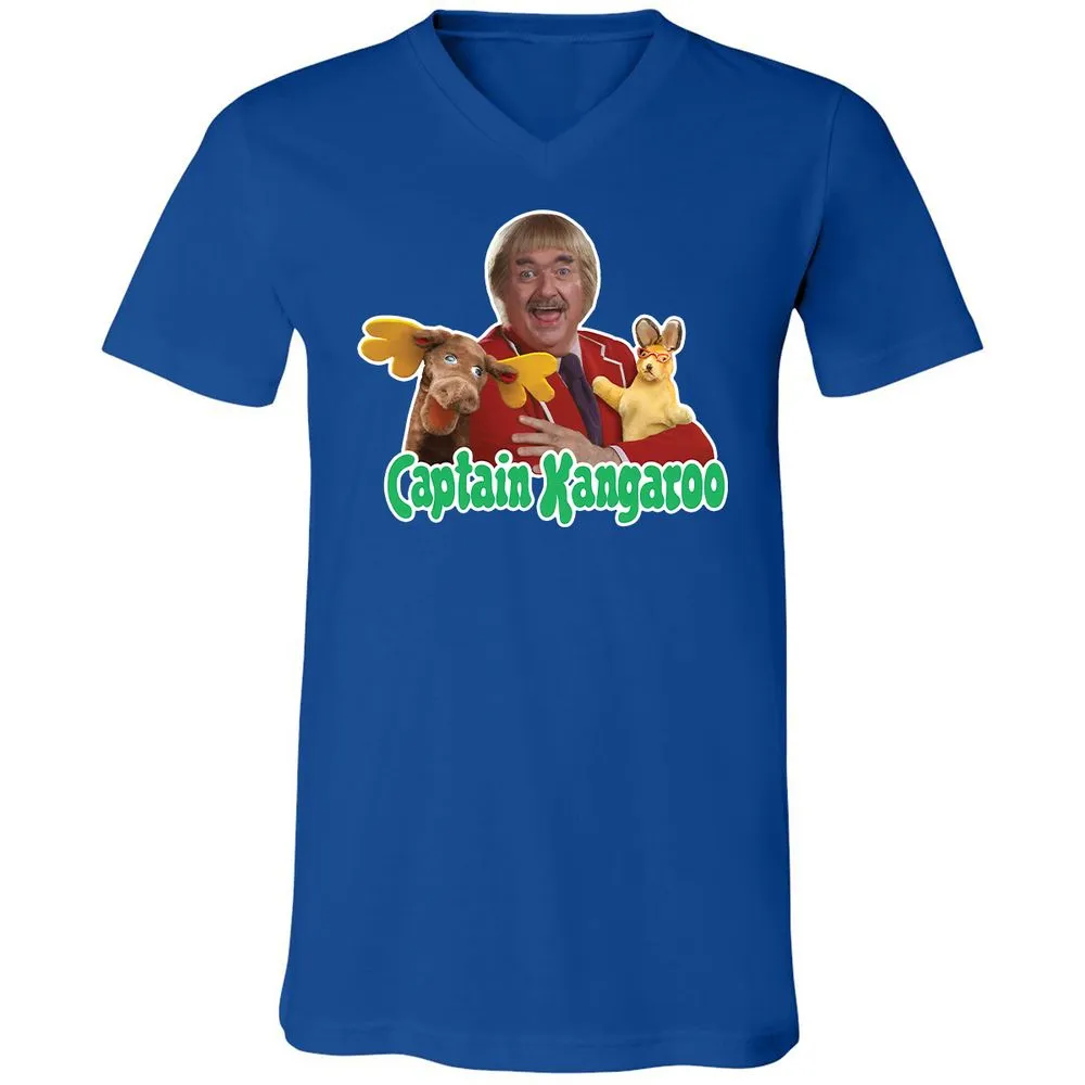 Unisex V-Neck T-Shirt - SWAHNDYF - True Royal - 4