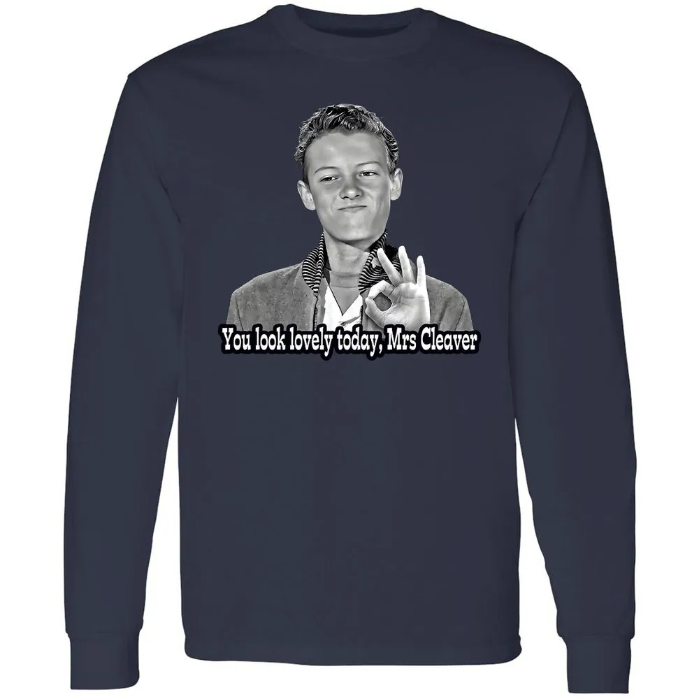 Long Sleeve T-Shirt - 9HQT5XKH - Navy - 2