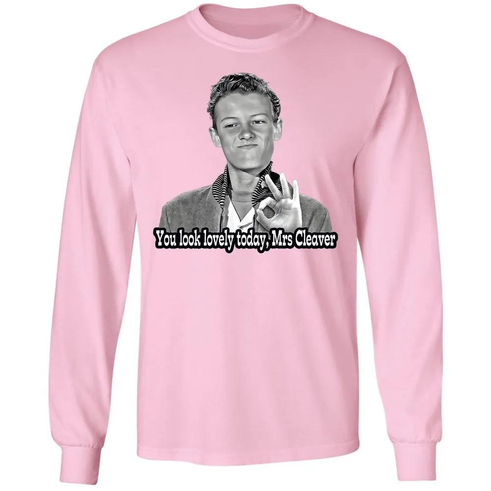Long Sleeve T-Shirt - 9HQT5XKH - Light Pink - 3