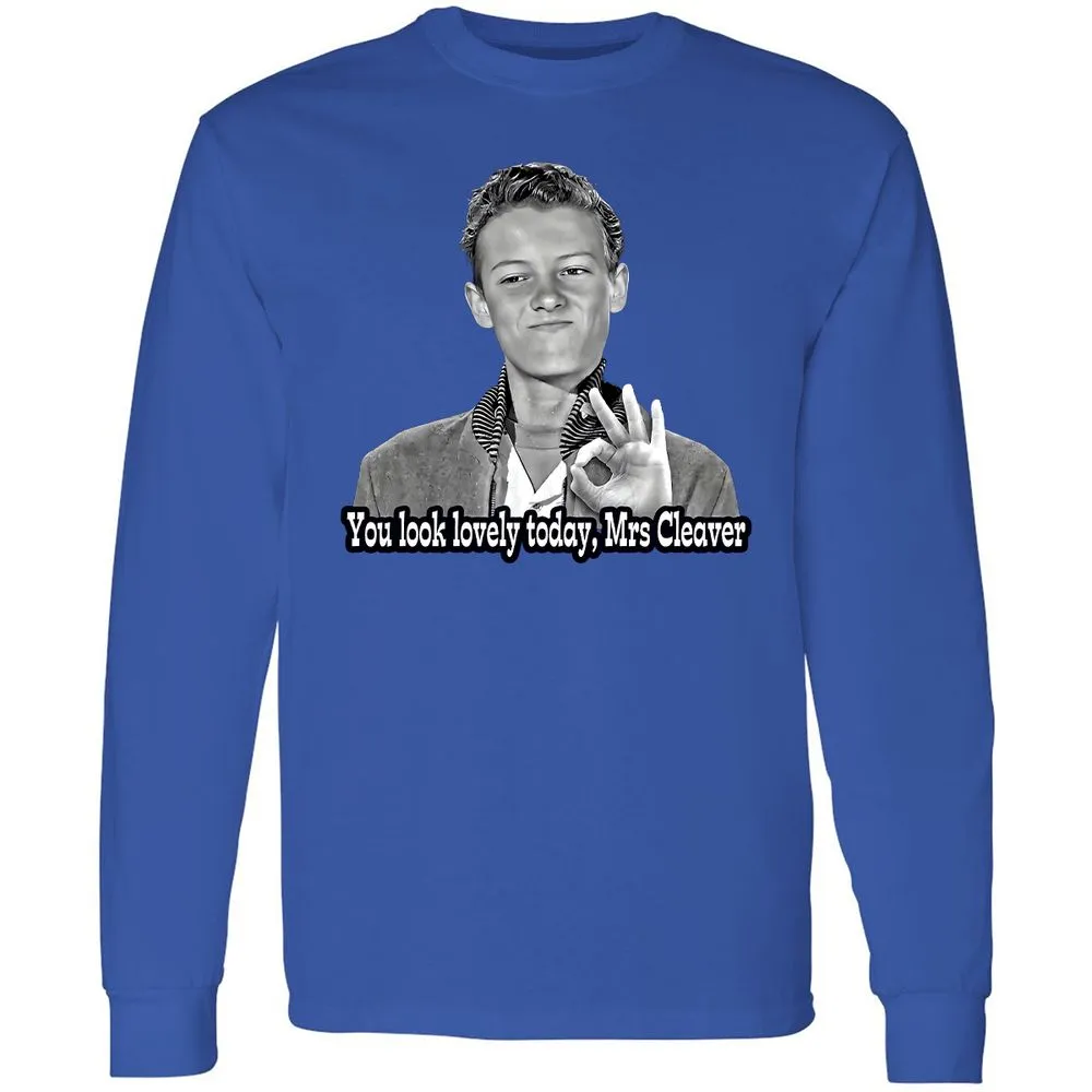Long Sleeve T-Shirt - 9HQT5XKH - Royal - 8