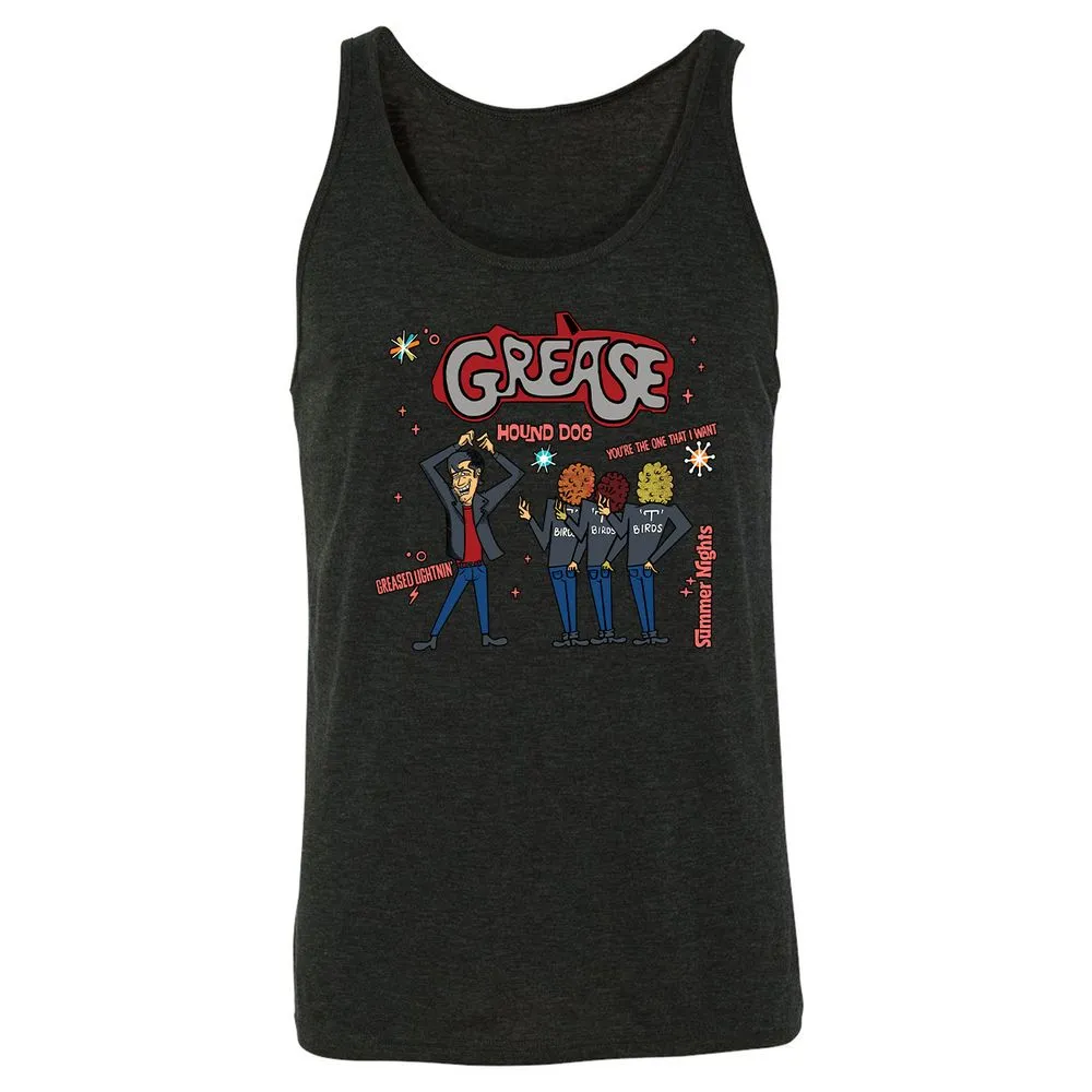 Grease Musical - Charcoal Black Triblend - 5