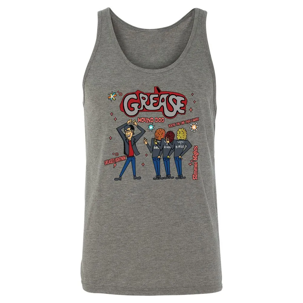 Grease Musical - Grey Triblend - 8