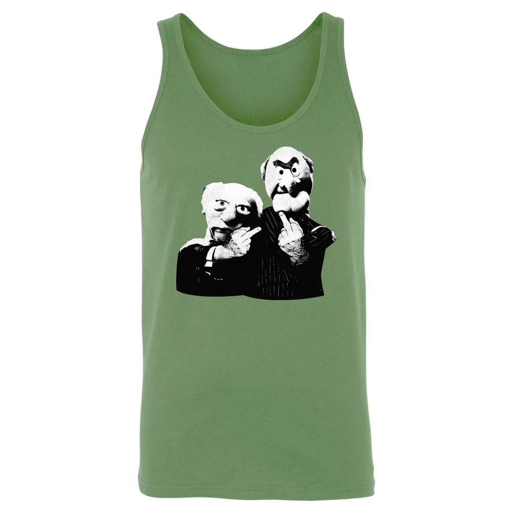 Statler and Waldorf Middle Finger - Leaf - 10