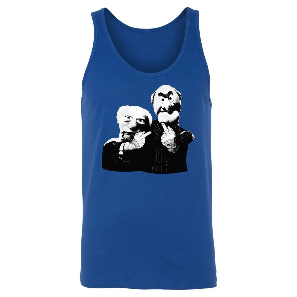 Statler and Waldorf Middle Finger - True Royal - 13