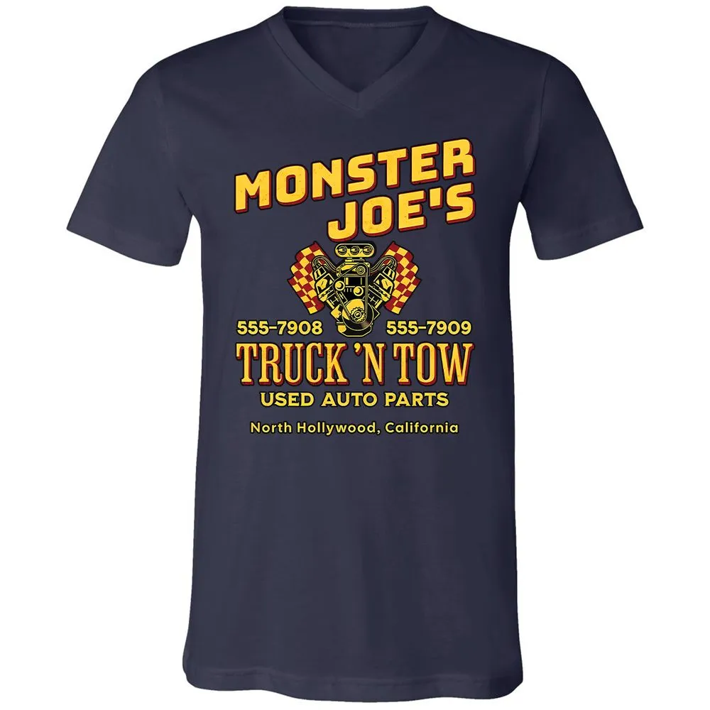 Unisex V-Neck T-Shirt - CDTQDTW2 - Navy - 2
