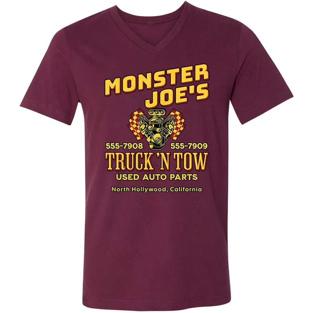 Unisex V-Neck T-Shirt - CDTQDTW2 - Maroon - 6
