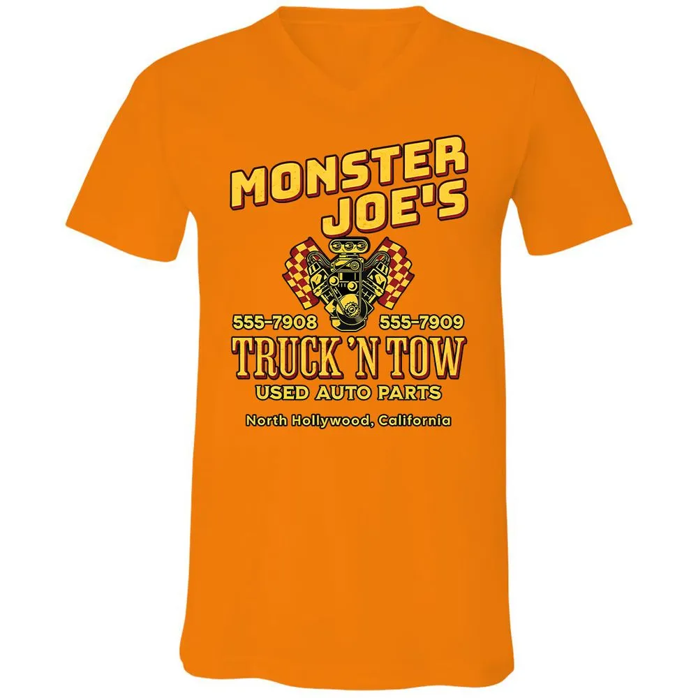Unisex V-Neck T-Shirt - CDTQDTW2 - Orange - 11