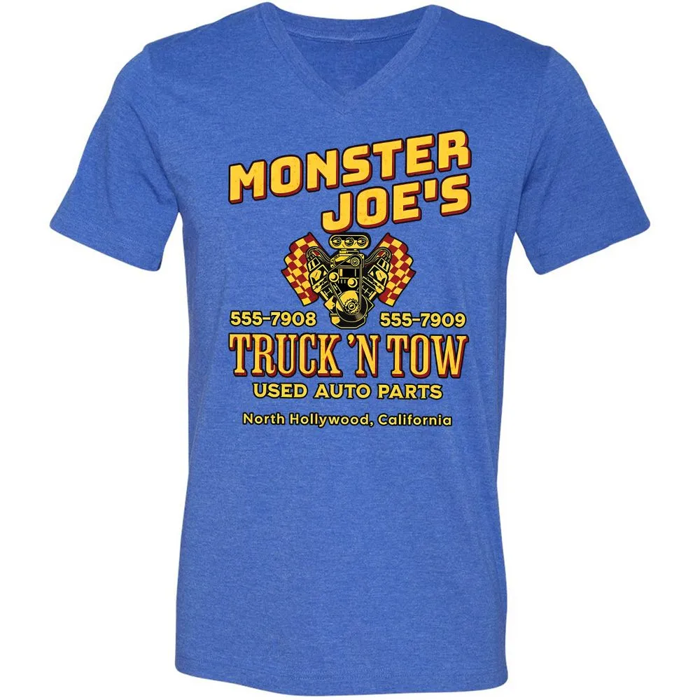 Unisex V-Neck T-Shirt - CDTQDTW2 - Heather True Royal - 14