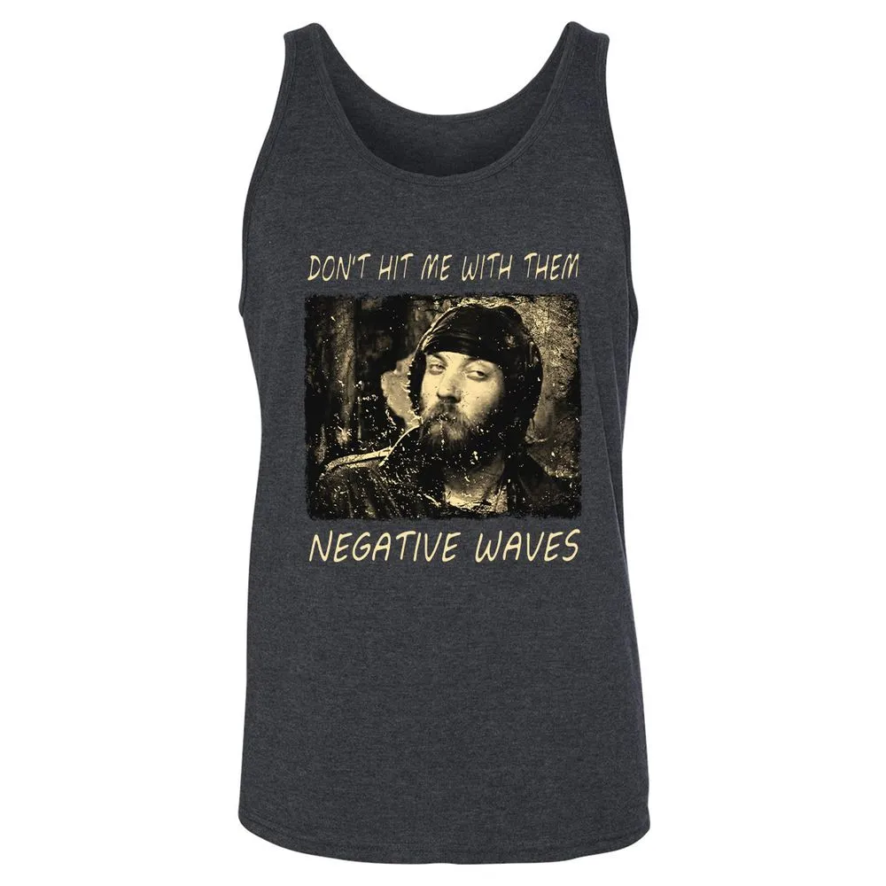 Don't hit me with them negative waves - Dark Grey Heather - 6