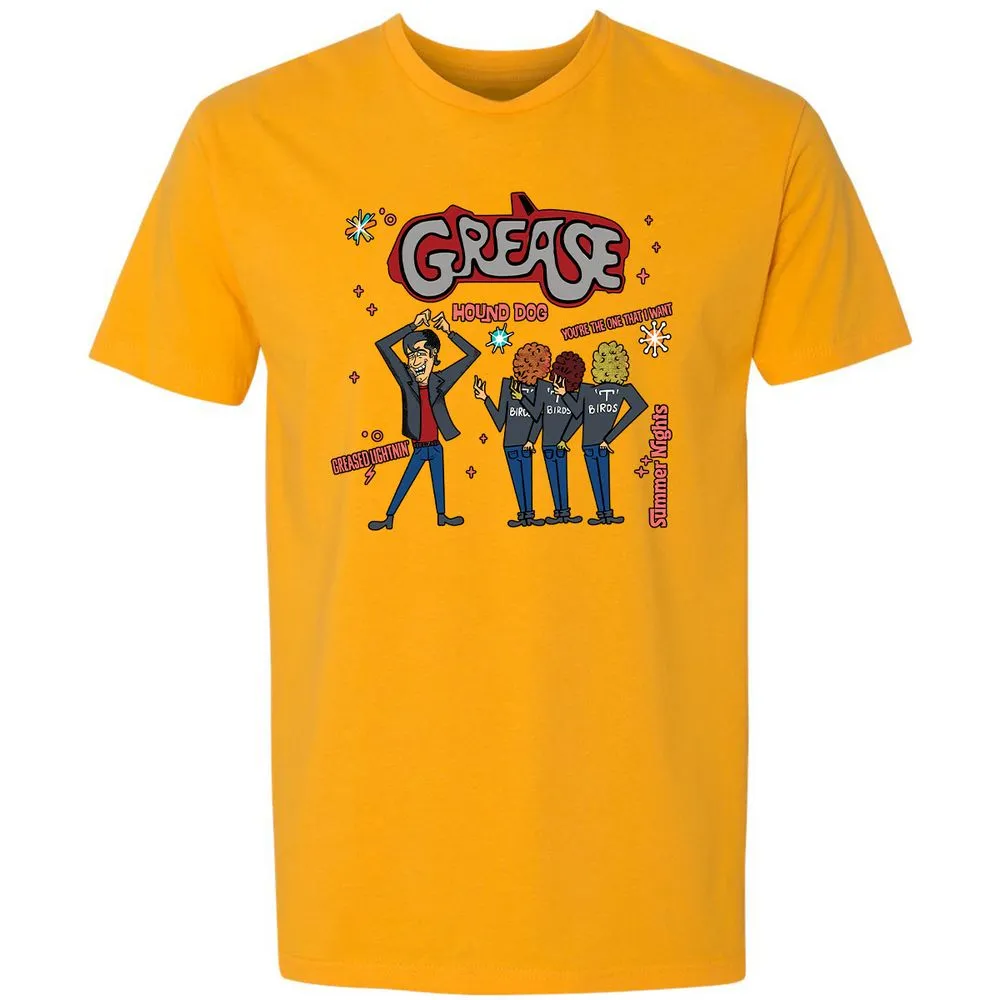 Grease Musical - Gold - 12