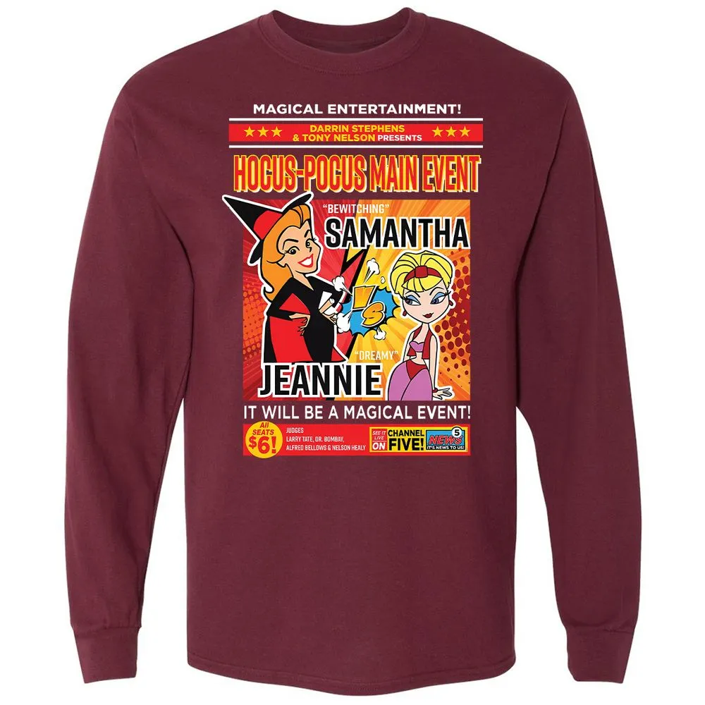 Long Sleeve T-Shirt - H57WBUNW - Maroon - 11