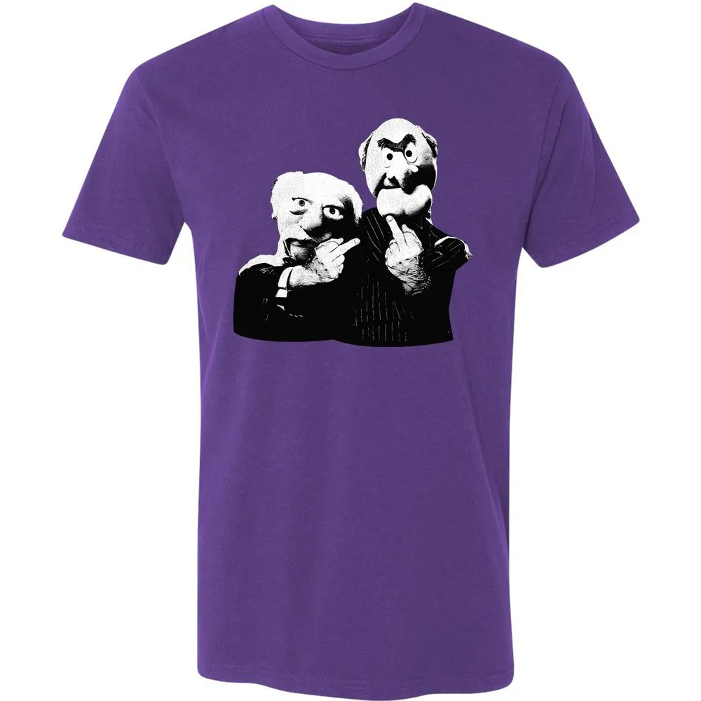 Statler and Waldorf Middle Finger - Purple Rush - 7