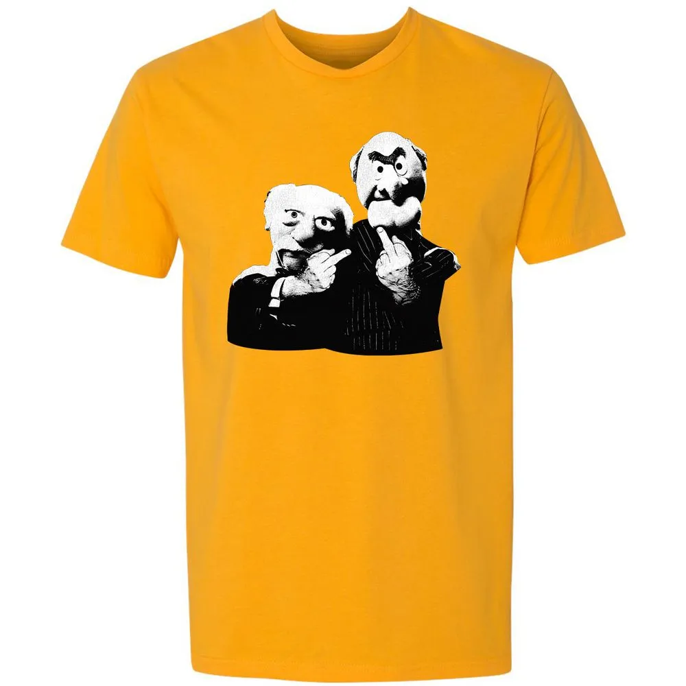 Statler and Waldorf Middle Finger - Gold - 12
