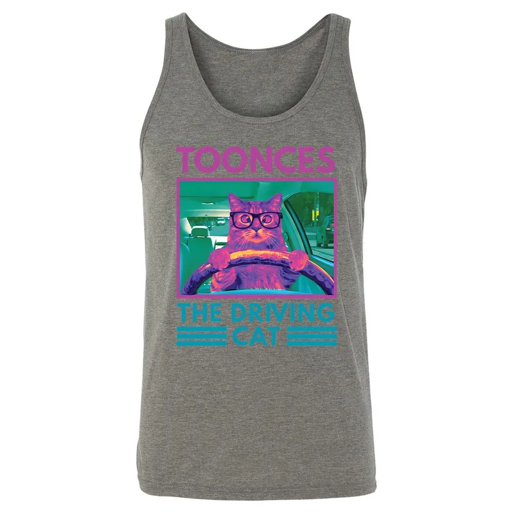 The Driving Cat - Grey Triblend - 8