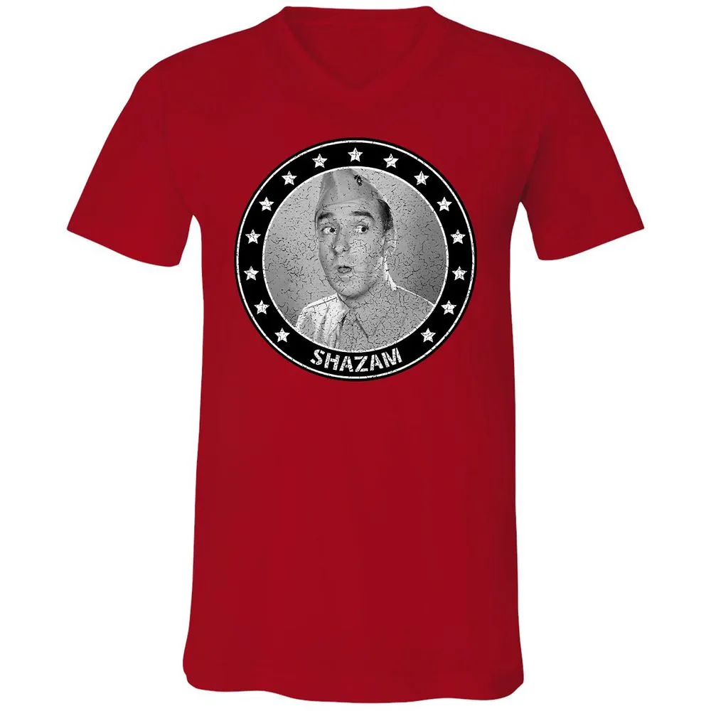 Unisex V-Neck T-Shirt - 18U9PHL7 - Red - 3