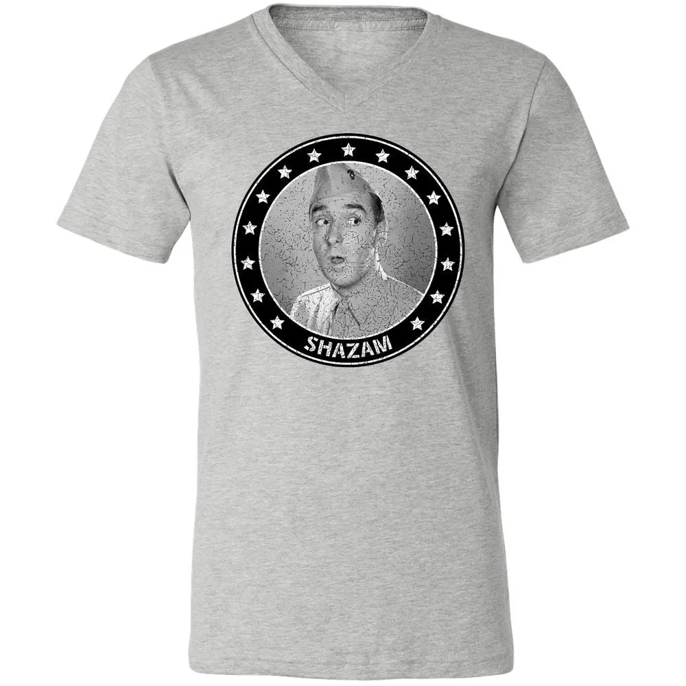 Unisex V-Neck T-Shirt - 18U9PHL7 - Athletic Heather - 7