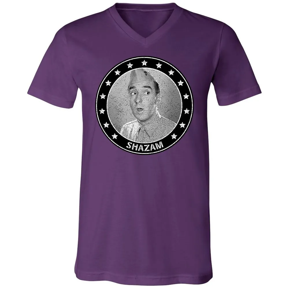 Unisex V-Neck T-Shirt - 18U9PHL7 - Team Purple - 9