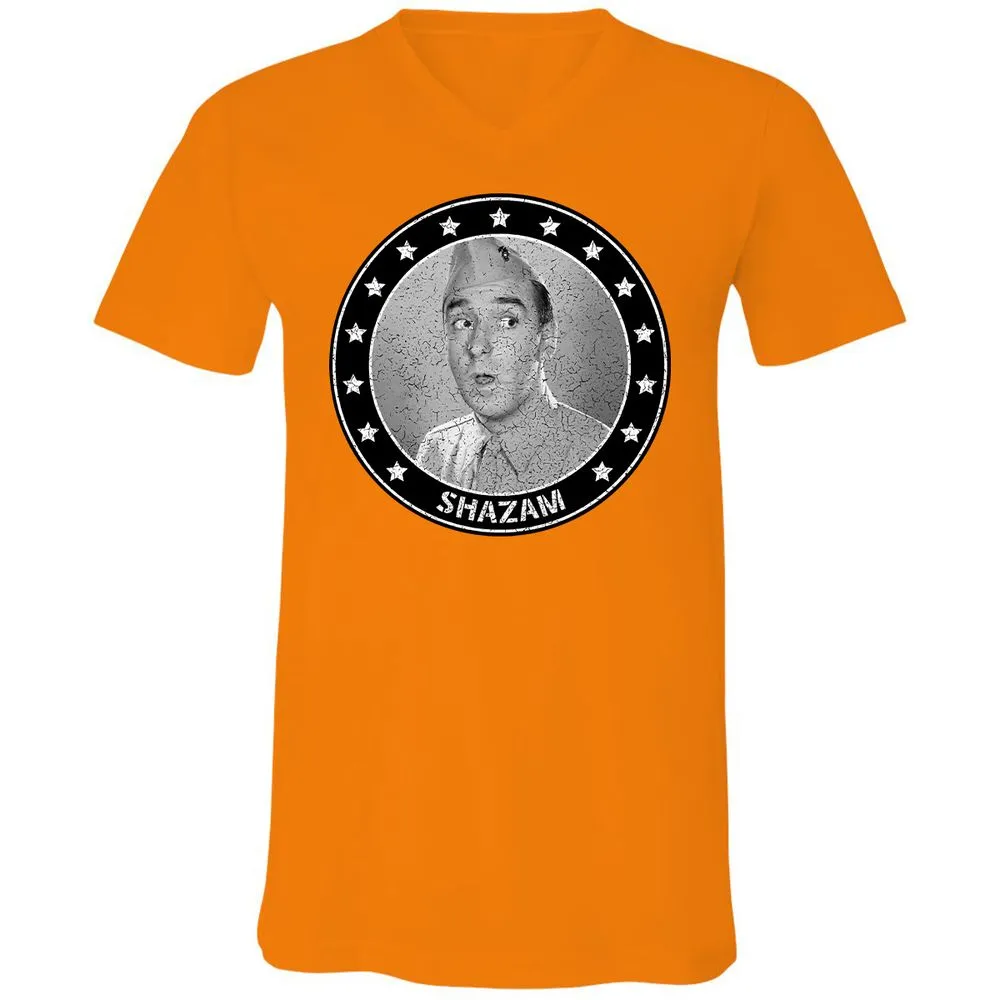 Unisex V-Neck T-Shirt - 18U9PHL7 - Orange - 11