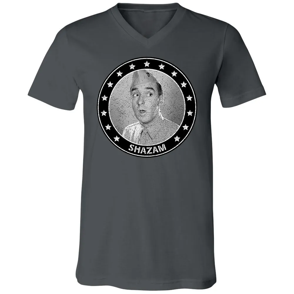 Unisex V-Neck T-Shirt - 18U9PHL7 - Asphalt - 12