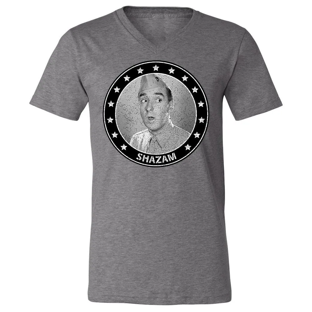 Unisex V-Neck T-Shirt - 18U9PHL7 - Deep Heather - 13