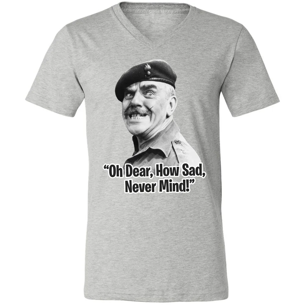 Unisex V-Neck T-Shirt - HNMRFRZ8 - Athletic Heather - 7
