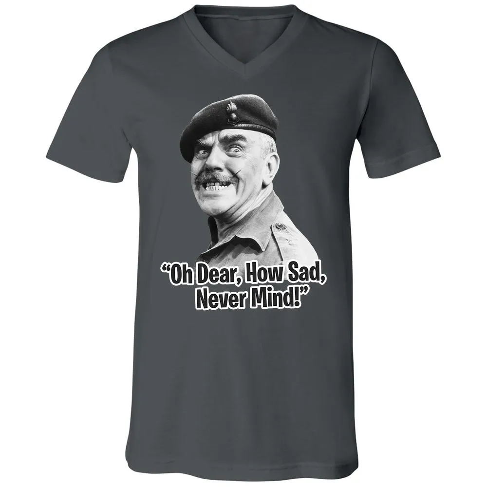 Unisex V-Neck T-Shirt - HNMRFRZ8 - Asphalt - 12