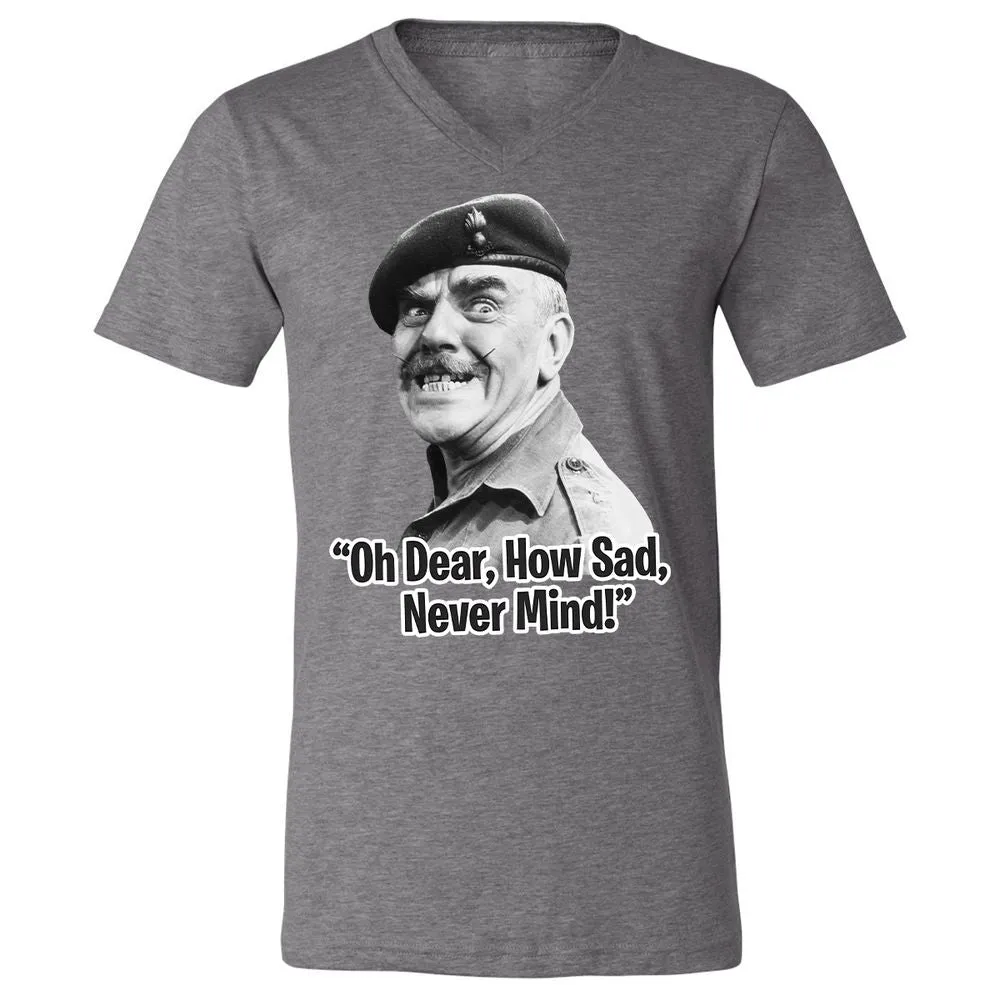 Unisex V-Neck T-Shirt - HNMRFRZ8 - Deep Heather - 13