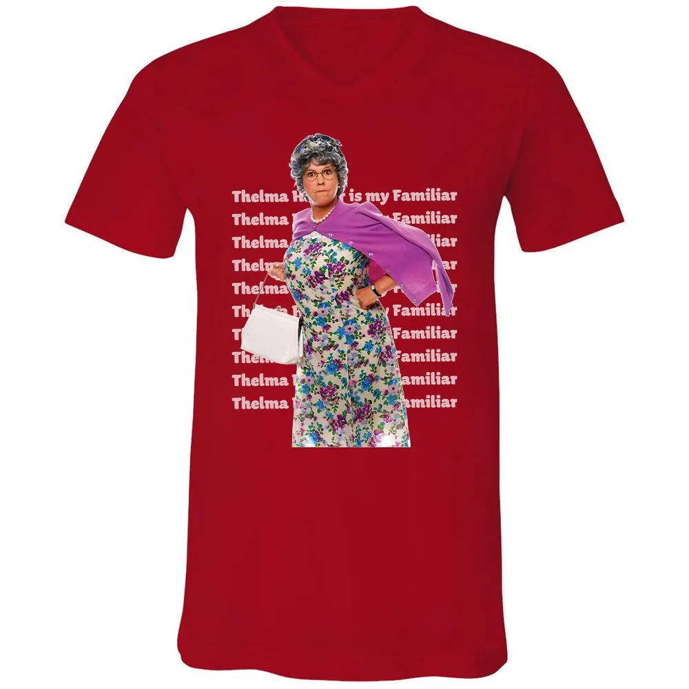 Unisex V-Neck T-Shirt - X4VU5J3U - Red - 3
