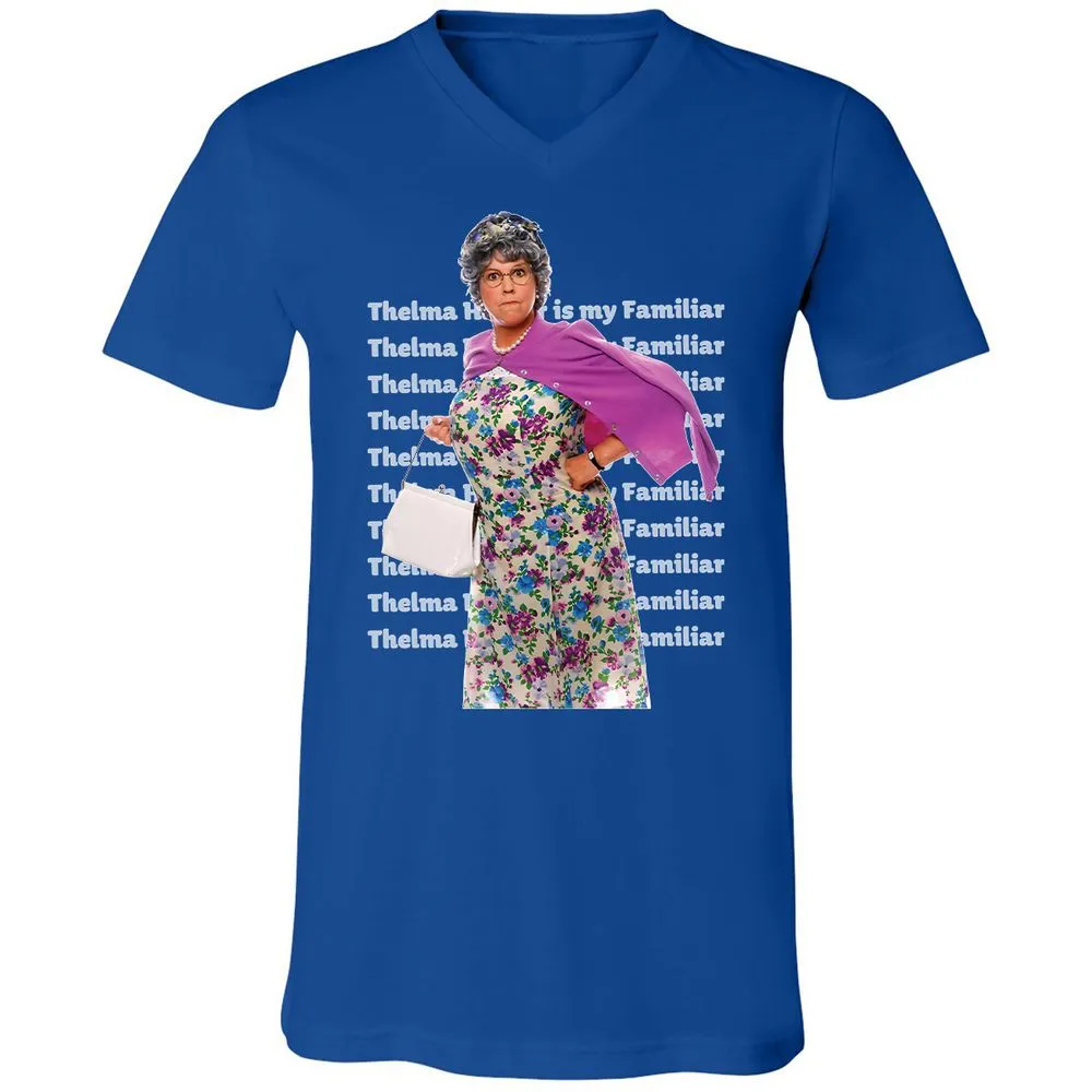 Unisex V-Neck T-Shirt - X4VU5J3U - True Royal - 4