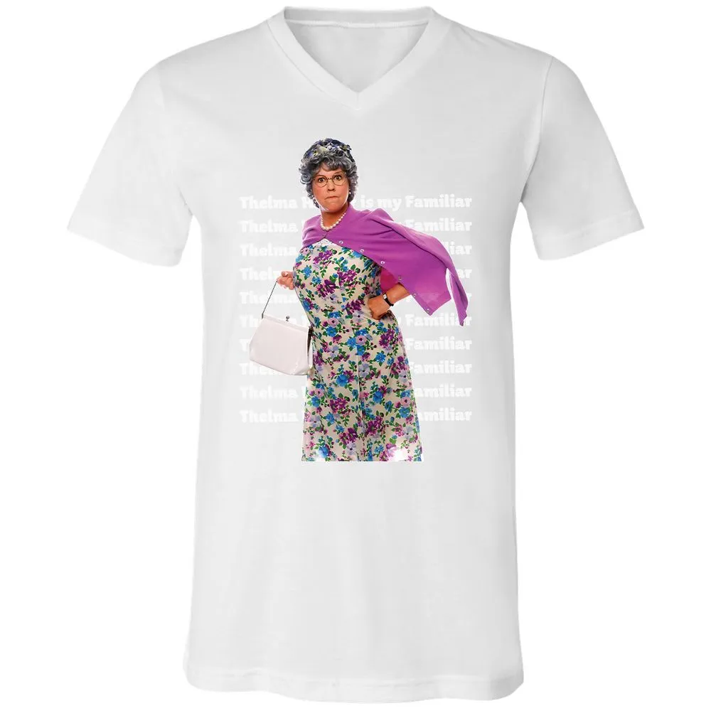 Unisex V-Neck T-Shirt - X4VU5J3U - White - 5
